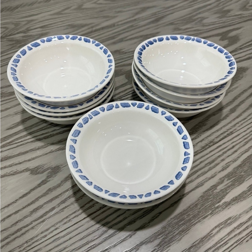 Vintage Pfaltzgraff Summer Garden 6.5in Cereal Bowls